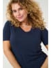 Kaffe Shirt in Dunkelblau