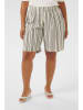 KAFFE curve Shorts in Creme/ Weiß
