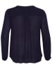 Kaffe Bluse in Dunkelblau