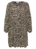 Kaffe Kleid in Beige/ Schwarz