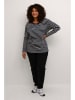 Kaffe Longsleeve donkerblauw/wit
