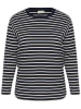 Kaffe Longsleeve donkerblauw/wit