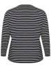 Kaffe Longsleeve donkerblauw/wit