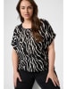 Kaffe Bluse in Schwarz/ Weiß
