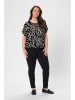 Kaffe Bluse in Schwarz/ Weiß