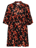Kaffe Jurk zwart/rood