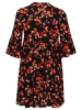 Kaffe Jurk zwart/rood