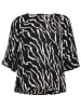 Kaffe Bluse in Schwarz/ Weiß