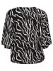 Kaffe Bluse in Schwarz/ Weiß