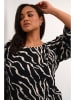 Kaffe Bluse in Schwarz/ Weiß