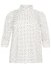 Kaffe Blouse wit/zwart