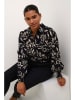 Kaffe Bluse in Schwarz/ Creme