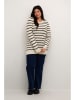 Kaffe Pullover in Creme/ Schwarz