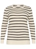 Kaffe Pullover in Creme/ Schwarz