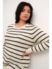 Kaffe Pullover in Creme/ Schwarz