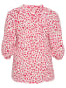 Kaffe Blouse wit/roze