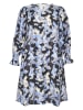 Kaffe Kleid in Schwarz/ Hellblau