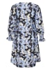 Kaffe Kleid in Schwarz/ Hellblau