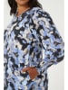 Kaffe Kleid in Schwarz/ Hellblau
