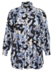 Kaffe Blouse zwart/lichtblauw