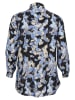 Kaffe Blouse zwart/lichtblauw