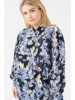 Kaffe Blouse zwart/lichtblauw