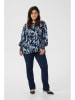 Kaffe Bluse in Schwarz/ Hellblau