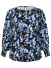 Kaffe Bluse in Schwarz/ Hellblau