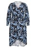 Kaffe Kleid in Schwarz/ Hellblau