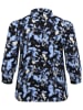 Kaffe Bluse in Schwarz/ Hellblau