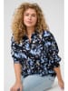Kaffe Bluse in Schwarz/ Hellblau