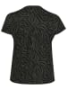Kaffe Bluse in Khaki/ Schwarz
