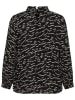 Kaffe Bluse in Schwarz/ Creme