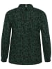 Kaffe Blouse donkergroen/zwart