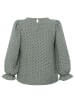 Kaffe Bluse in Grün/ Schwarz