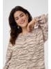 Kaffe Bluse in Beige/ Schwarz