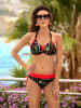 Meriell Club Bikini in Schwarz/ Bunt