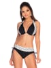 Meriell Club Biustonosz bikini w kolorze czarno-białym