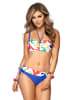 Meriell Club Bikini-Hose in Blau/ Weiß/ Bunt