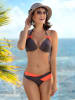 Meriell Club Bikini-Hose in Braun/ Apricot