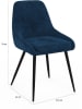 IDOMYA Factory 4-delige set: eetkamerstoelen "Olivia" meerkleurig - (B)54 x (H)79 x (D)47,5 cm