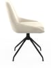 IDOMYA Factory 4er-Set: Stühle "Olivia" in Creme/ Schwarz - (B)54 x (H)79 x (T)47,5 cm