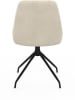 IDOMYA Factory 4er-Set: Stühle "Olivia" in Creme/ Schwarz - (B)54 x (H)79 x (T)47,5 cm