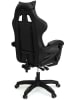 IDOMYA Factory Bürostuhl in Schwarz/ Grau- (B)62 x (H)114 x (T)63 cm