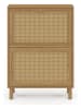 IDOMYA Essentials Schuhschrank "Erin" in Hellbraun - (B)60 x (H)83,5 x (T)23,5 cm