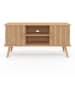IDOMYA Factory TV-Regal "Faustine" in Hellbraun - (B)110 x (H)54 x (T)40 cm