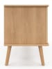 IDOMYA Factory TV-Regal "Faustine" in Hellbraun - (B)110 x (H)54 x (T)40 cm