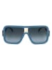 Carrera Okulary przeciwsłoneczne unisex w kolorze niebiesko-granatowym