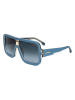 Carrera Okulary przeciwsłoneczne unisex w kolorze niebiesko-granatowym