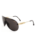 Carrera Okulary przeciwsłoneczne unisex w kolorze złoto-brązowym